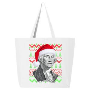 George Washington Ugly Christmas Sweater 25L Jumbo Tote