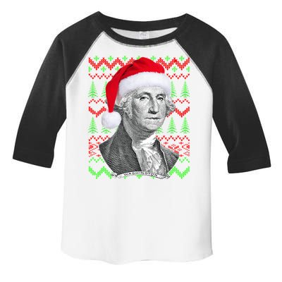 George Washington Ugly Christmas Sweater Toddler Fine Jersey T-Shirt