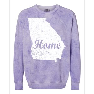 Georgia Home State Colorblast Crewneck Sweatshirt