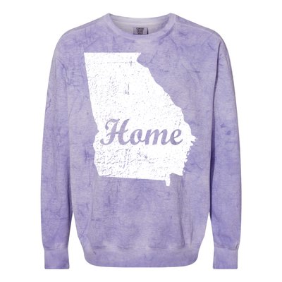 Georgia Home State Colorblast Crewneck Sweatshirt