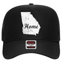 Georgia Home State High Crown Mesh Back Trucker Hat