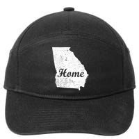 Georgia Home State 7-Panel Snapback Hat