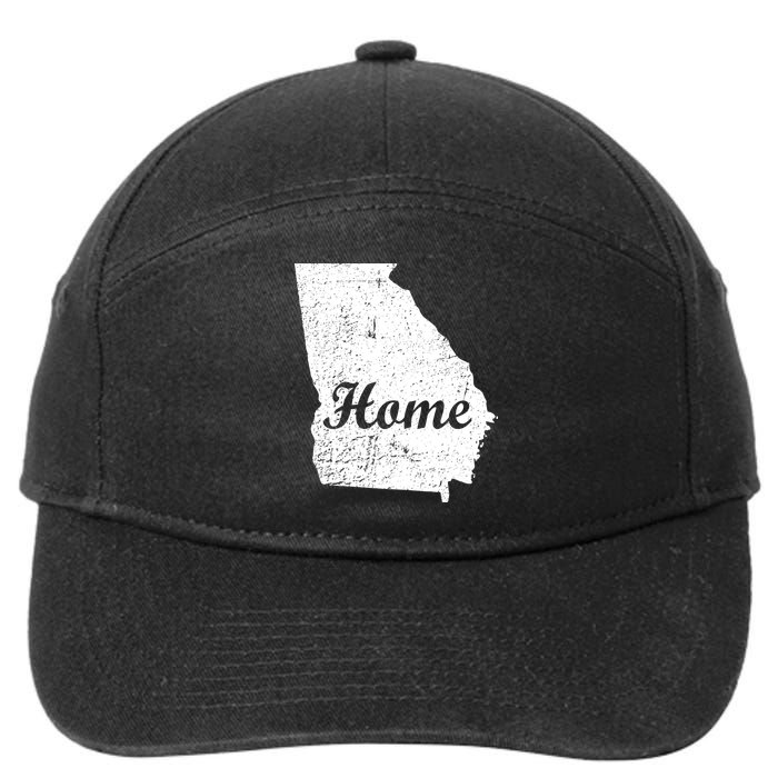 Georgia Home State 7-Panel Snapback Hat