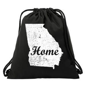 Georgia Home State Drawstring Bag