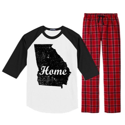 Georgia Home State Raglan Sleeve Pajama Set