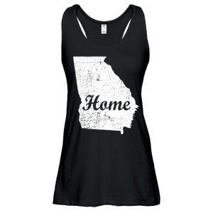 Georgia Home State Ladies Essential Flowy Tank