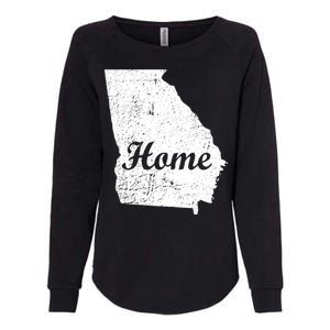 Georgia Home State Womens California Wash Sweatshirt