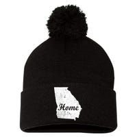 Georgia Home State Pom Pom 12in Knit Beanie