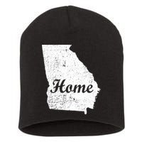 Georgia Home State Short Acrylic Beanie