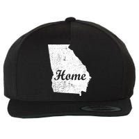 Georgia Home State Wool Snapback Cap