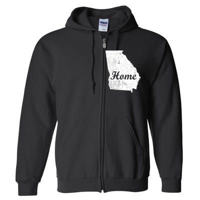 Georgia Home State Full Zip Hoodie