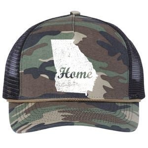 Georgia Home State Retro Rope Trucker Hat Cap