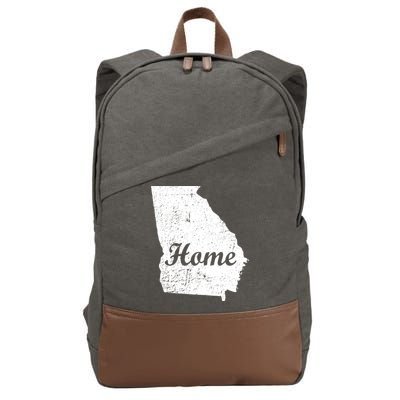 Georgia Home State Cotton Canvas Backpack