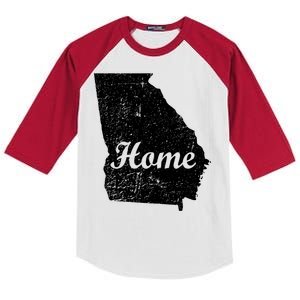 Georgia Home State Kids Colorblock Raglan Jersey