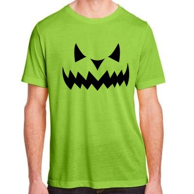 Grinning Evil Pumpkin Face Gift Adult ChromaSoft Performance T-Shirt