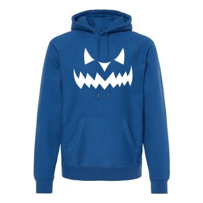 Grinning Evil Pumpkin Face Gift Premium Hoodie