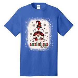 Groovy Emergency Room Nurse Christmas Gnome Funny Er Nurse Cool Gift Tall T-Shirt