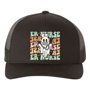 Groovy Emergency Room Nurse Funny Halloween Costume Er Nurse Yupoong Adult 5-Panel Trucker Hat