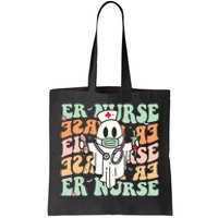 Groovy Emergency Room Nurse Funny Halloween Costume Er Nurse Tote Bag