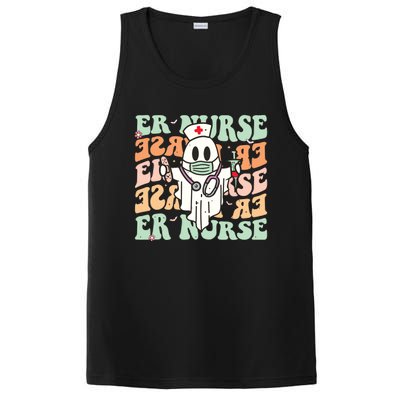 Groovy Emergency Room Nurse Funny Halloween Costume Er Nurse PosiCharge Competitor Tank