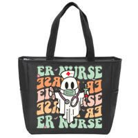 Groovy Emergency Room Nurse Funny Halloween Costume Er Nurse Zip Tote Bag