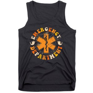 Groovy Emergency Room Nurse Halloween Costume Tank Top