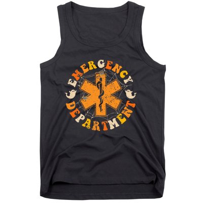 Groovy Emergency Room Nurse Halloween Costume Tank Top