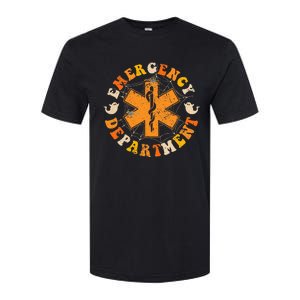 Groovy Emergency Room Nurse Halloween Costume Softstyle CVC T-Shirt