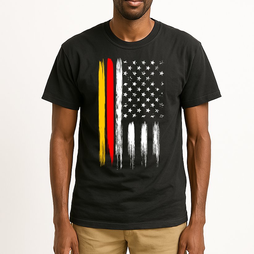 German American Oktoberfest Flag Tall T-Shirt