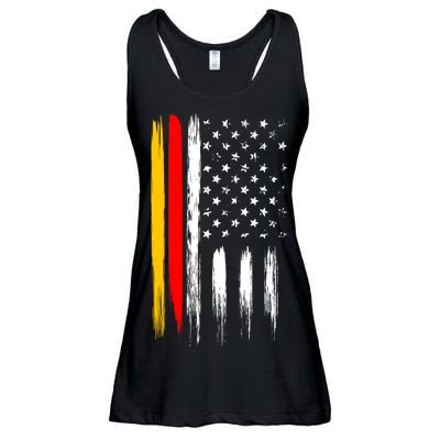 German American Oktoberfest Flag Ladies Essential Flowy Tank