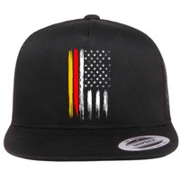 German American Oktoberfest Flag Flatbill Hat