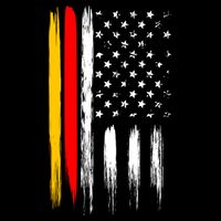 German American Oktoberfest Flag Flatbill Hat