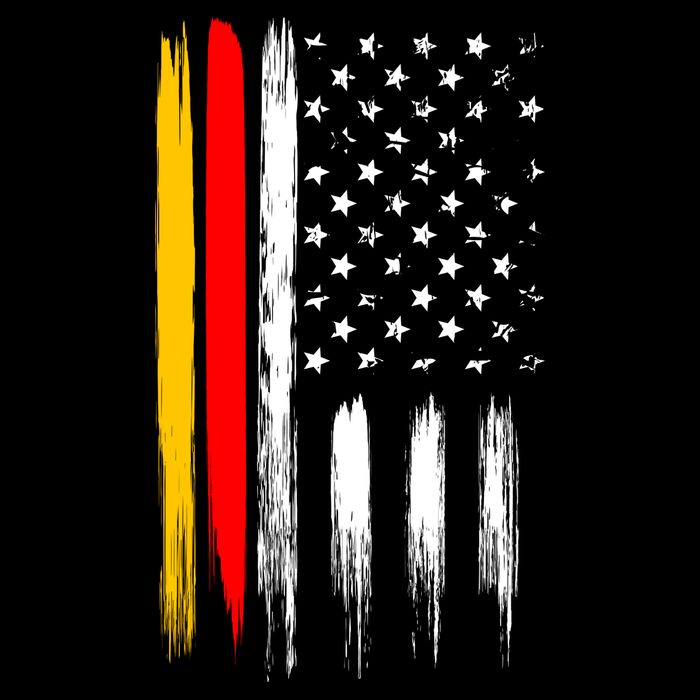 German American Oktoberfest Flag Flatbill Hat