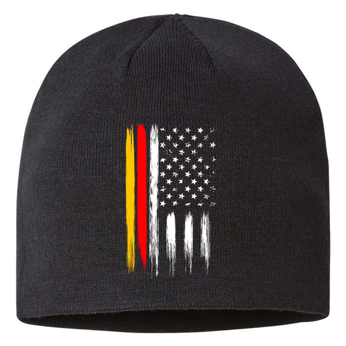 German American Oktoberfest Flag Sustainable Beanie