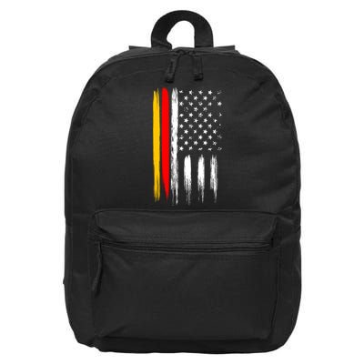 German American Oktoberfest Flag 16 in Basic Backpack