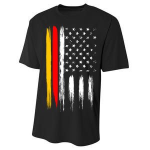 German American Oktoberfest Flag Performance Sprint T-Shirt