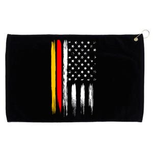 German American Oktoberfest Flag Grommeted Golf Towel