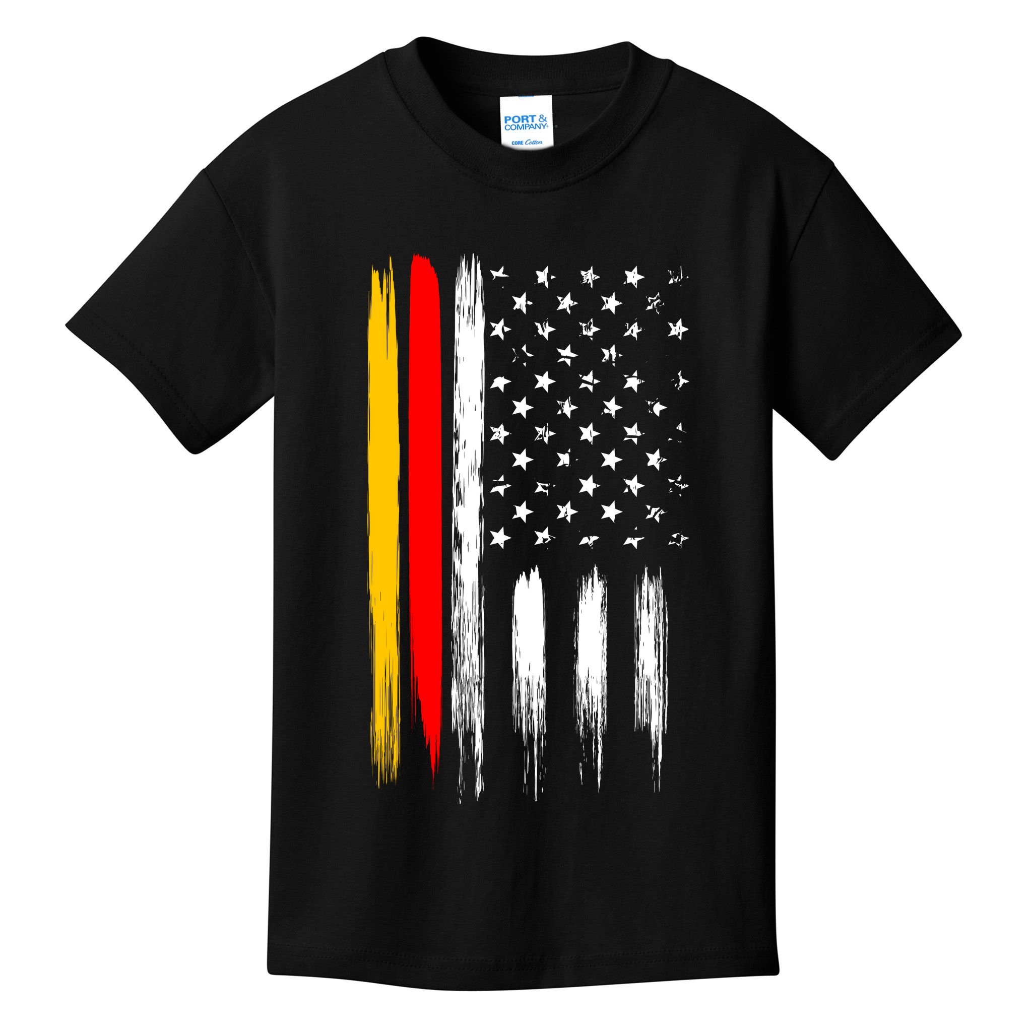 German American Oktoberfest Flag Kids T-Shirt