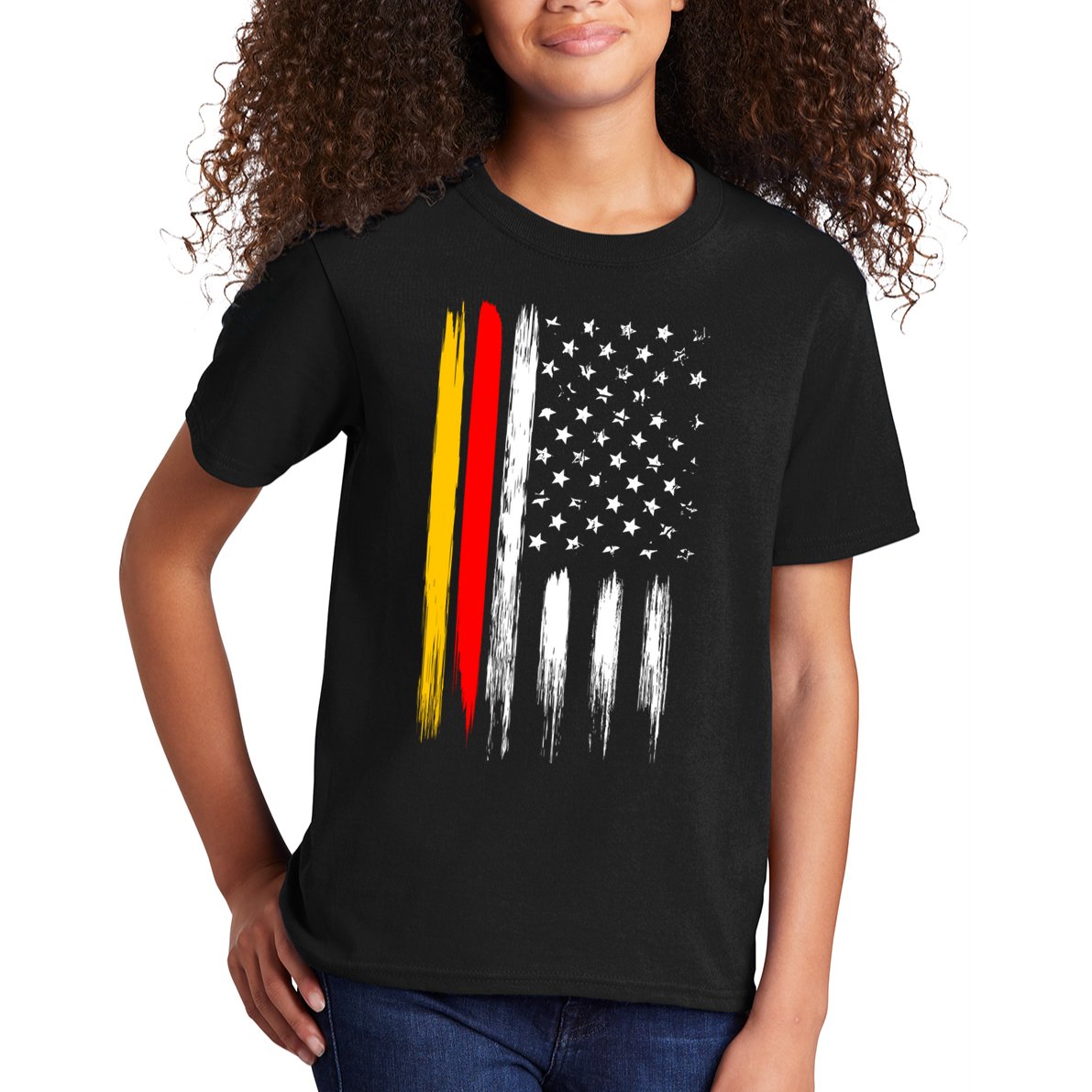 German American Oktoberfest Flag Kids T-Shirt