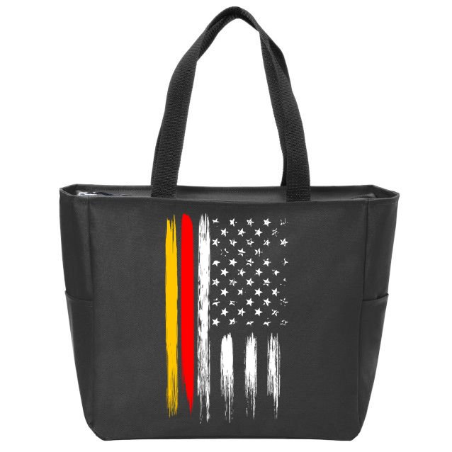 German American Oktoberfest Flag Zip Tote Bag