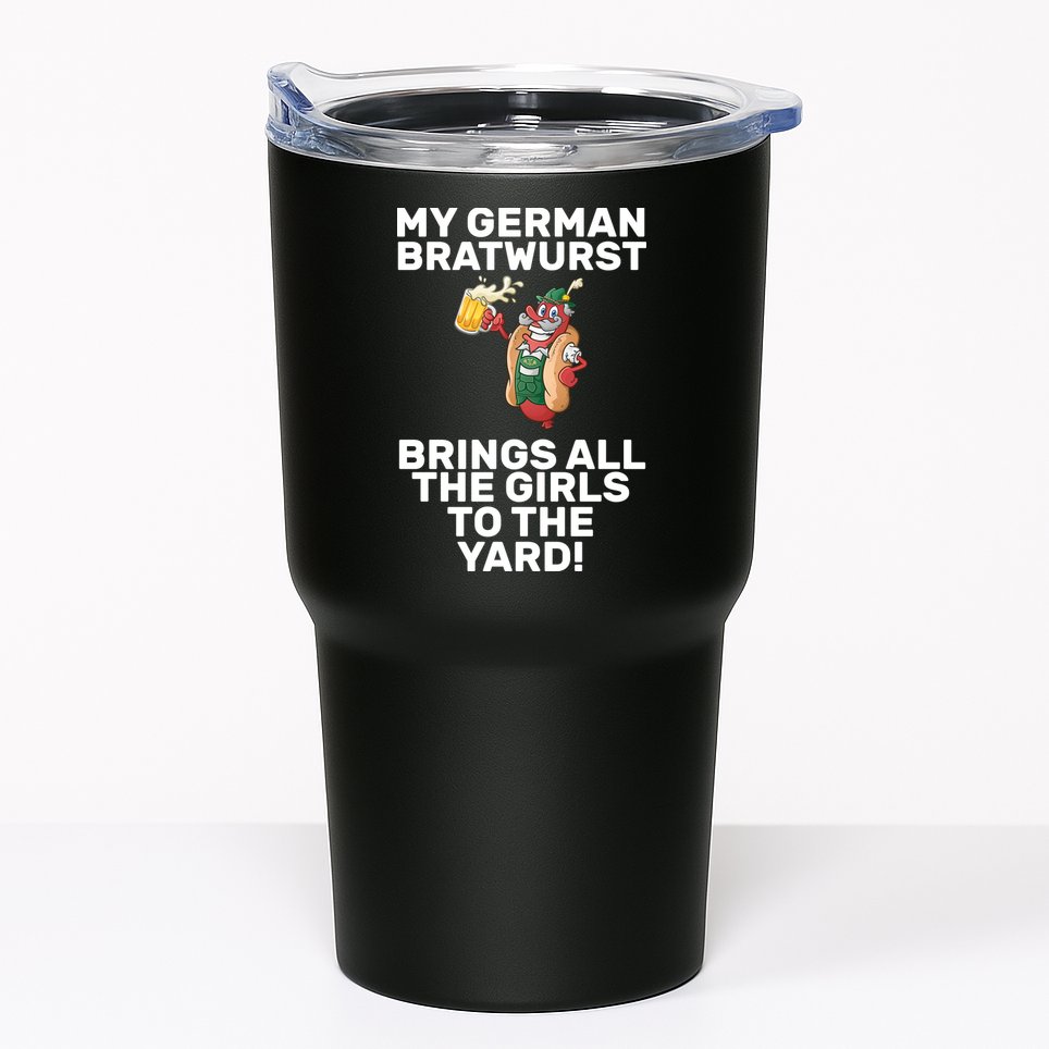 German Bratwurst Brings Girls To The Yard Tumbler