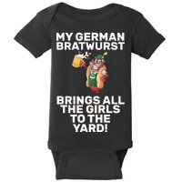 German Bratwurst Brings Girls To The Yard Baby Bodysuit