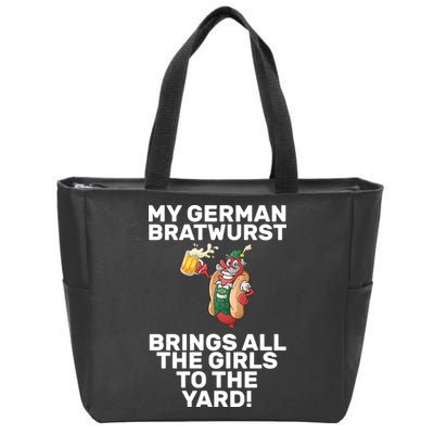 German Bratwurst Brings Girls To The Yard Zip Tote Bag