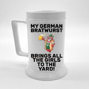 German Bratwurst Brings Girls To The Yard Beer Stein