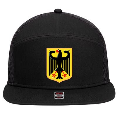 German Emblem 7 Panel Mesh Trucker Snapback Hat