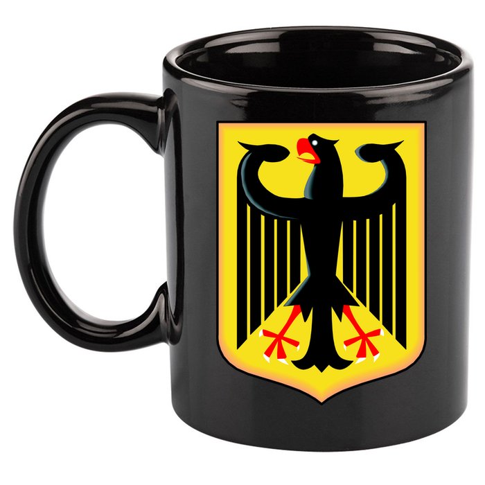 German Emblem 11oz C Handle Ceramic Mug