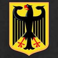 German Emblem 11oz C Handle Ceramic Mug