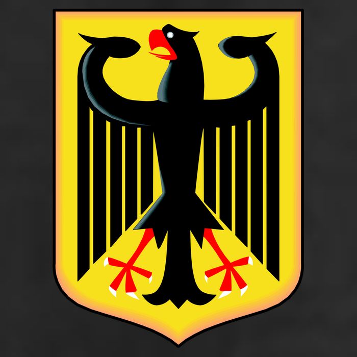 German Emblem 11oz C Handle Ceramic Mug