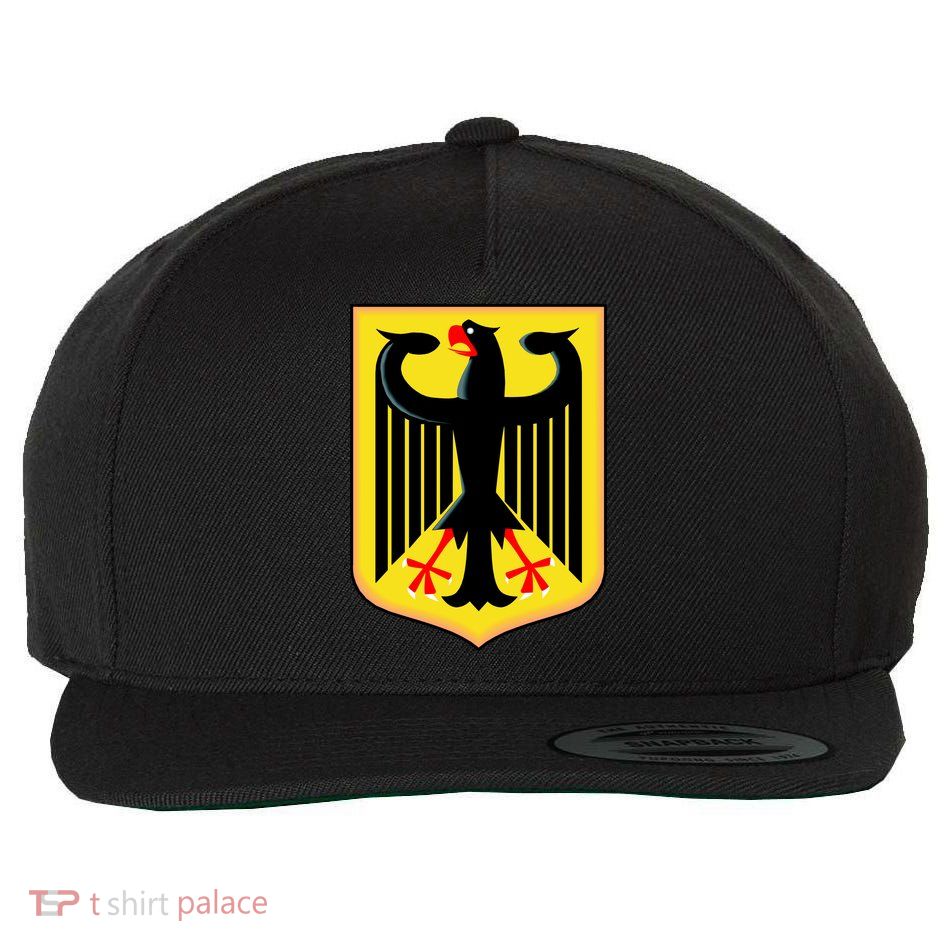 German Emblem Wool Snapback Cap