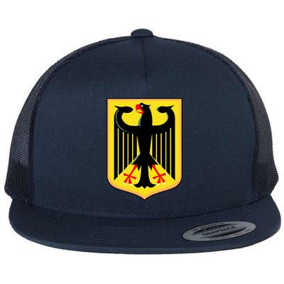 German Emblem Flat Bill Trucker Hat